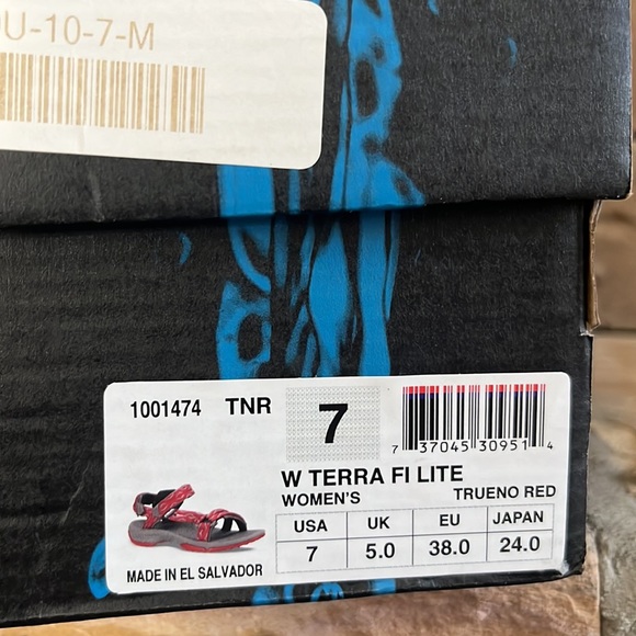 Teva Terra Fi Lite Sandals / Trueno Red / SZ 7 - Picture 6 of 6